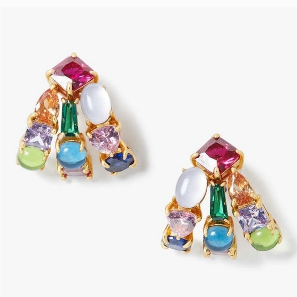🌈🔹️KATE SPADE 🔹️Showtime Stud Huggie Earrings